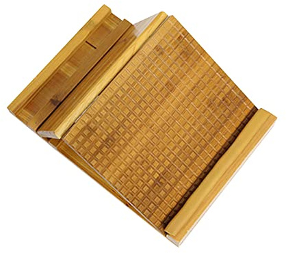 Tdoutop Tavola da Massaggio, Tavola Inclinata in Legno Massello, Allungatore per Polpacci, Tavola Inclinata Professionale in Legno per Equilibrio, Polpacci