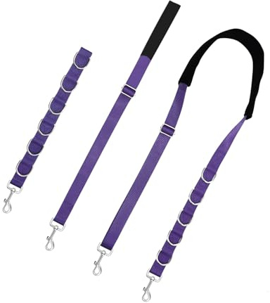 Harnais de sécurité pour table de toilettage pour animaux de compagnie avec glissière sécurisée réglable pour un bain sécurisé et une retenue Corde à nœud métallique en métal pour table de toilettage