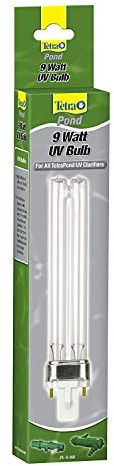 TetraPond Replacement Bulb For GreenFree UV Clarifier, For Clean And Clear Ponds, 9-Watt, 1 Count (Pack of 1)