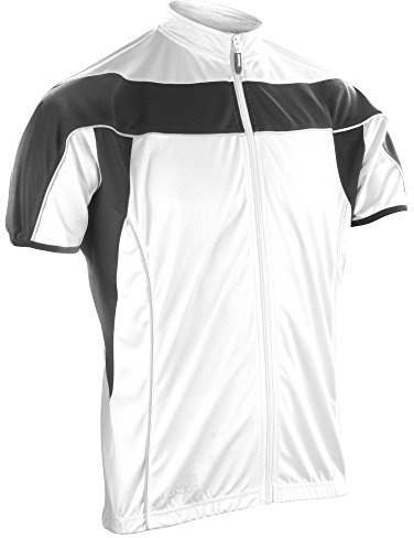 Spiro herrcykelkläder/cykling 1/4 dragkedja cool-torr prestanda fleece topp/ljusjacka