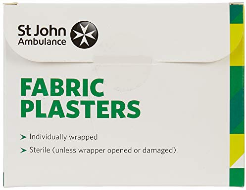 St John Ambulance 7.5x2.5cm Fabric Plasters - Pack of 100