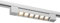 Faretto led lineare per binario track monofase barra 12 watt faro orientabile 1440 Lumen resa 144w per cucina open space negozio ufficio Sistema Illuminazione Binario (Colore Bianco, Luce 4000K)