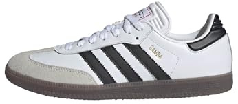 adidas Unisex-vuxen Samba inomhus fotbollssko, Vit/svart/levande röd, 7 Women/6 Men