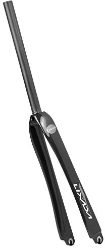 YIWENG 25.4mm Ultra-Léger Pleine Fourche De Vélo De Route en Fibre De Carbone 700C Vélo Pignon Fixe Vélo Fourche Fixie Vélo Fourche Avant 25.4mm,Fourche Avant de vélo