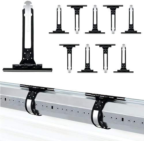 AG LogiShop Lot de 10 bandes de volet roulant pour volets roulants | Accessoires pour volets roulants en acier et plastique