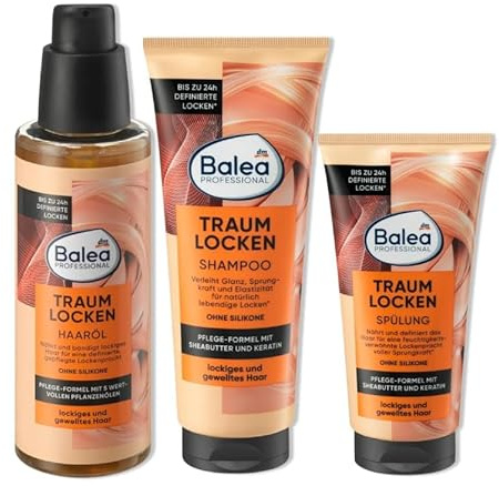 Shampooing de rêve Balea 250 ml, Bouclés de rêve Balea 100 ml, Bafea Prof