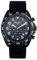 Ravel Plus - Schwarze Chronographen-Sportuhr für Herren (46 mm) mit Silikonarmband - 50m Wasserdicht - Japanischer Analogquarz - RP.CHR.003M - Schwarz