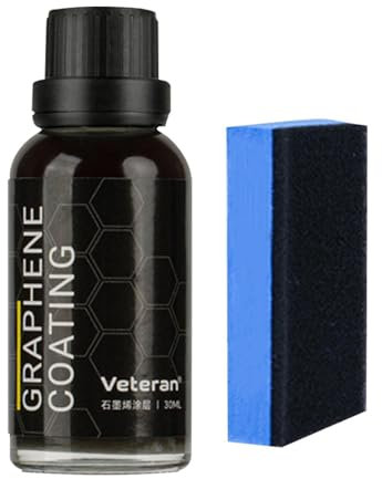 Ceramic Glass Coat 30ml, Agent De Revêtement Céramique De Protection Automobile, Revêtement Céramique Graphène Voiture, Anti Rayures Hydrophobe Protection Peinture Carrosserie