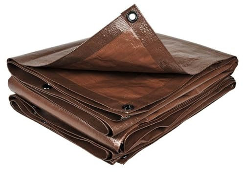 TERRE JARDIN - Bâche de Protection Extérieur, 3 x 5 m - Multi-Usage Résistante, Polyéthylène 140 g/m², Anti UV - Bâche pour Bois de Chauffage, Jardin - Aluminium