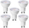 EXTRASTAR Lampadine LED GU10, 6 Watt 500 Lumen, Luce Bianca Calda 3000K, Lampadine LED，non dimmerabilei, Confezione da 5