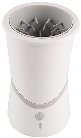 JUKIDS Hundepfotenreiniger, Automatischer Pfotenreiniger für Hunde, Hundepfotenreiniger mit weichen Silikonborsten Muddy Paw Cleaner für kleine/mittelgroße Hunde und Katzenpflege