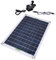 Solarwasserpumpe, 800 L/h, 12 V, Geräuscharmer Gleichstrom-Wasserabscheider für Kit Panel-Pumpen, Filter, Umweltfreundlich, Langlebig, Silikon-Kunststoff, Teich, Garten