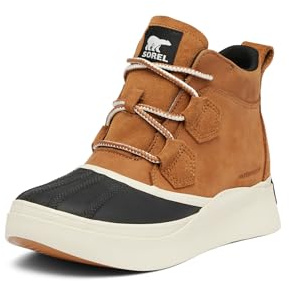 SOREL Women's Out N About lV Classic Waterproof Boot - Taffy, Black - 7.5