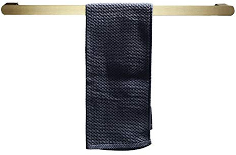 ECOLFE Towel Rail for Bathroom, BathroomSingle Towel Bar Rail Wall Mount,40cm 50cm 60cm Golden Towel Hanger for Bathroom and Kitchen,SUS304 Stainless Brushed Finish(SZ:50cm) (Size : 50cm)