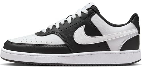 Nike Damen Court Vision Lo Nn Sneaker, Black/White, 40.5 EU