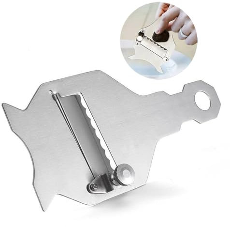 QIBZI Couteaux et Ustensiles de Cuisine,Râpe à fromage à la truffe en acier inoxydable