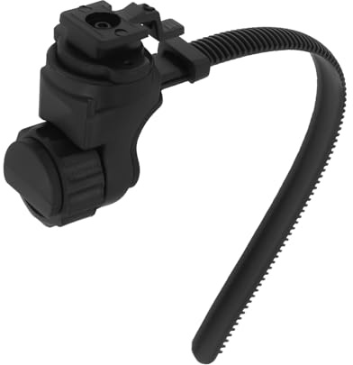 LT Easiyl 1 cinghia di tensione per montaggio luce bici, colore nero