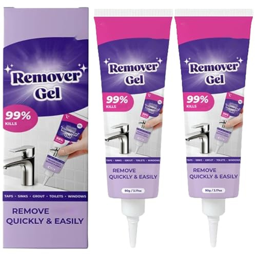 Remover Gel, gel detergente potente, per fughe di piastrelle, pareti e giunti in bagni e cucine (2pcs)
