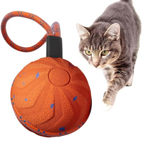 Renchey Juguetes Interactivos para Perros - Inteligente Impermeable Rebotador,Juguetes Rodantes para Perros para Diversión - para Razas De Todos Los Tamaños Enriquecimiento Ejercicio Entrenamiento