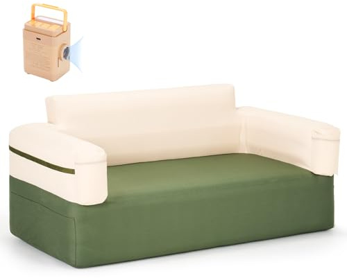 Ytaoeo Inflatable Sofa with Pum Self-Inflating Air Sofa 172x85x82cm(Double)