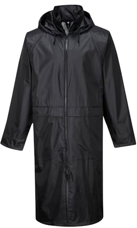 Portwest Impermeable De Adulto Classic, Tamaño: XXXL, Color: Negro, S438BKRXXXL