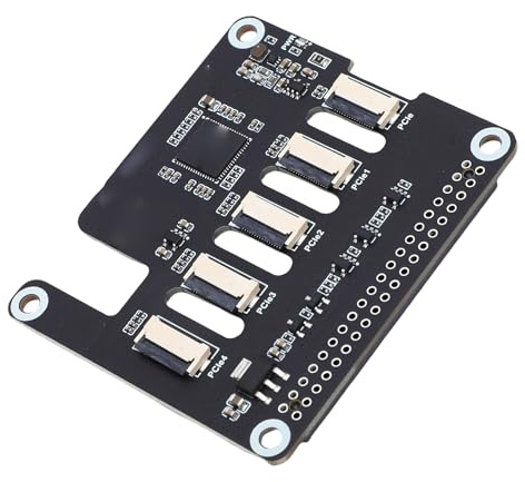 Generic 4-kanaligt PCIe FFC-kontaktkort för RasPi 5 Möjliggör Enkel Stapling Av Flera PCIe-HATAR Idealisk för Ingenjörer