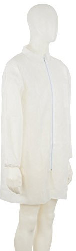 3M B4400BS - 4400 Bata/Visita en polipropileno, Blanca, talla S (50 unidades)