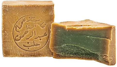 Carenesse Rasierseife Aleppo 200 g I 85% Olivenöl & 15% Lorbeeröl I Rasur- und Bartpflege ohne Zusatzstoffe I Rasurseife auch für sensible Haut I ergiebige Seife für Nassrasur I Rasiercreme Vegan