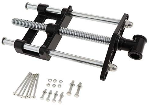 Backbayia Schraubstock für Holz, Tisch, Bank, Schraubstock drehbar, Schraubstock mit Scharnier, für Arbeit, Handwerk, Handwerk