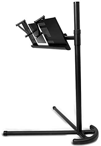 Bokstativ bokhållare Fällbar Läsning Hylla Golv-stående, Teleskopisk Lyftning, 360 ° Justerbar Panel, Multifunktionsbokhållare, Liggande Och Spela Datorns Anteckningsbok Bokställ Kokbokshållare recept