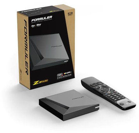 Formuler Z11 Pro Max 4K Android 11 OTT Streamer multimédia 4 Go RAM 32 Go Flash WiFi 6th, Noir
