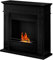 DIVINA FIRE Chimenea de bioetanol biochimenea de suelo JEFFERSON Negro 89,5 x 90,5 x P28
