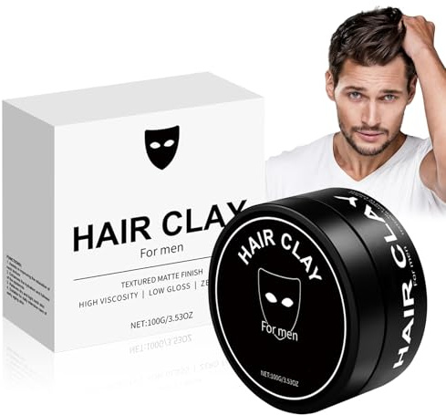 Cera Capelli Uomo 100g, Cera Capelli Uomo Opaca, Texture Paste