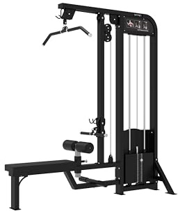 Latsdrag- och roddstation med 100 kg uttag