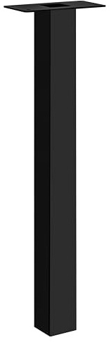 Architectural Mailboxes Standard In-Ground Galvanized Steel Mailbox Post, Compatibility Code H, K, 5105B, Black