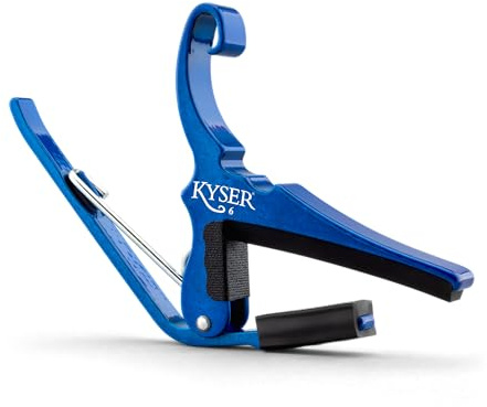 Kyser Schnellwechsel-Kapodaster für 6-saitige akustikgitarren, Blau, KG6U