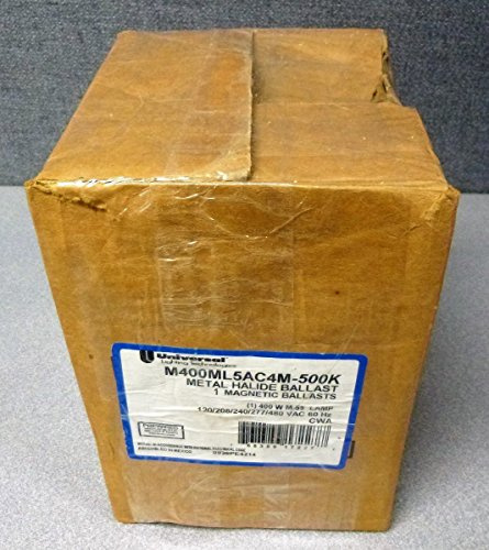 Universal Lighting Technologies M400ML5AC4M500K Magnetic Core and Coil Ballast, Metal Halide, 400W, 120-277/480V, Natural