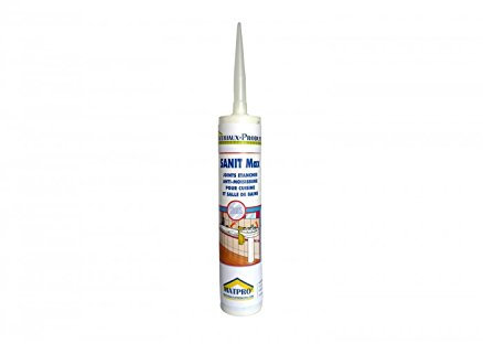 Mastic silicone cartouche joints fongicide cuisines - salles de bains 310 cc Blanc - MATPRO