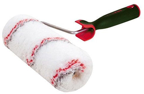 Nespoli Rodillo de Pintura, 22 cm, con Varilla de Aluminio, para Fachadas, Trilox, Mango Ergonómico Bi-Componente, Ideal para Fachadas