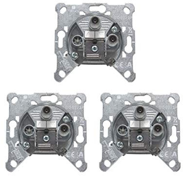 Triax EDS 322 F 3-Fach Antennen Twin Satdose (3 Stück)