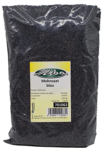 1kg Mohn Mohnsaat Mohnsamen blau zum Backen und Kochen