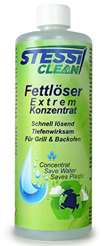 StessiClean Fettlöser Extrem Konzentrat 1 Liter - Schnell lösend, Tiefenwirksam, Für Grill und Backofen