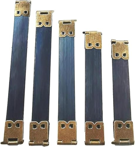 50 pezzi di cerniere in metallo con telaio flessibile, chiusura a bacio, cerniere per borse a mano, accessori per borse a molla per fai da te, artigianato, portamonete, borsa, portafoglio, cucito, 8/9