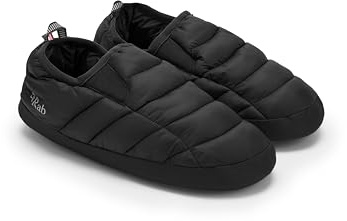 Rab Cirrus Hut Slippers - Synthetic Insulated Slipper for Skiing & Mountaineering - Black (Black) - Large