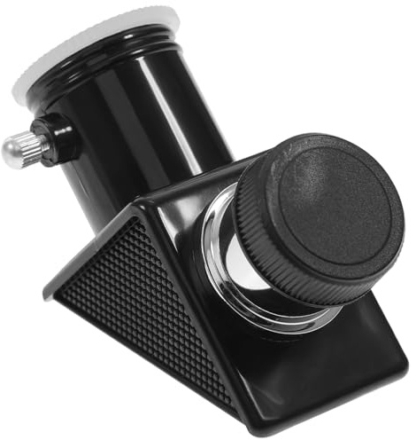 Gadpiparty Espejo Diagonal Telescópico de 90° Rosca de 0,965 Pulgadas para Telescopios Astronómicos, Accesorio para Observación Cómoda Desde Arriba, Compatible Refractores, Varios Estilos
