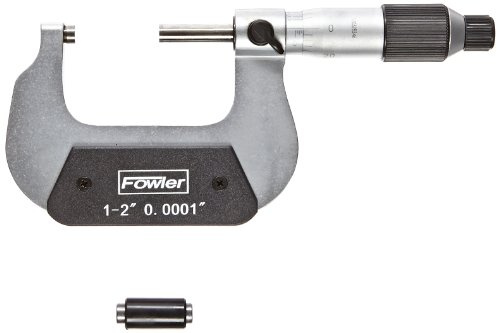 Fowler 52-229-202-0, Swiss-Style Outside Micrometer with 1-2 Measuring Range