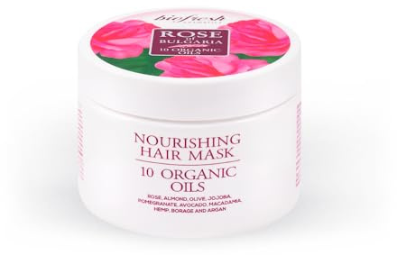 Biofresh Rose of Bulgaria Nourishing Hair Mask with Rose Water, 330 ml