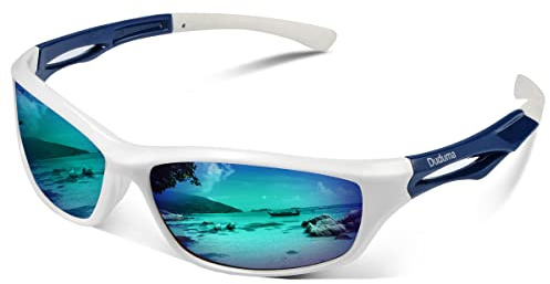 Duduma Sonnenbrille Herren Polarisiert Sport Sonnenbrille UV400 Schutz Sportbrille zum Angeln Laufen Fahrrad brillen für Herren Damen TR90