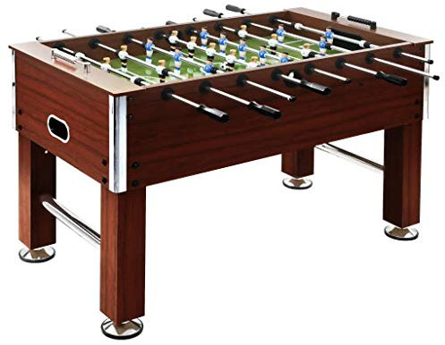 Professioneller Tischfußball aus Stahl, mit rutschfesten Griffen, höhenverstellbar, für Kinder ab 6 Jahren, 60 kg, 140 x 74,5 x 87,5 cm,