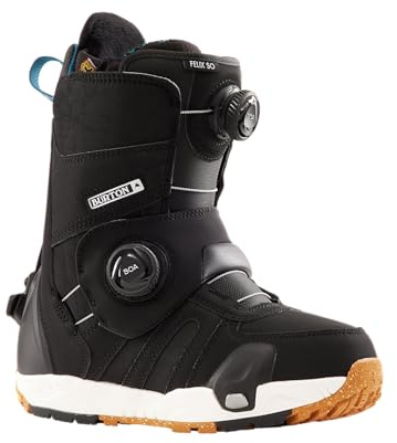 Burton Womens' Felix BOA Step On Snowboard Boots (Black, 7.5)